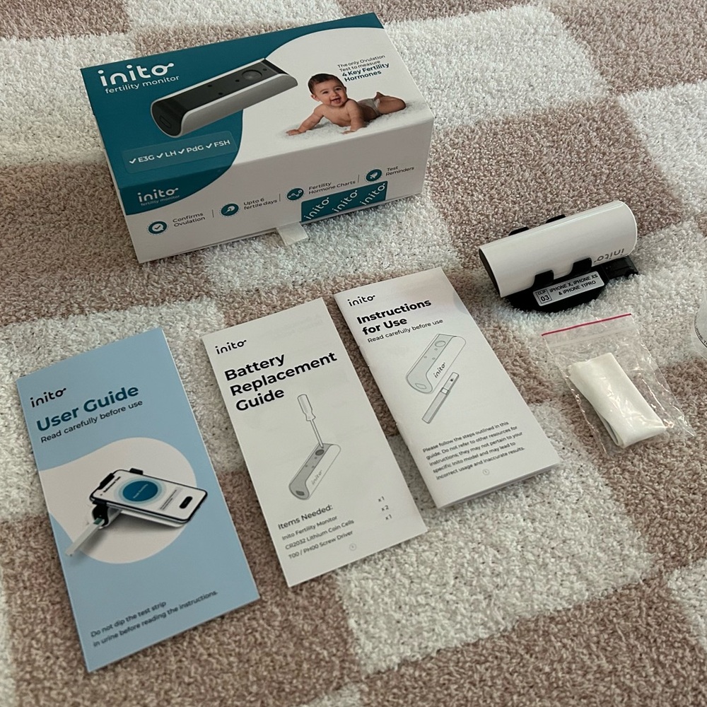 Inito Fertility Monitor & Hormone Tracker X, XS & iPhone 11Pro